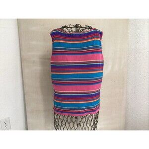 lauren ralph lauren womens top L sleeveless striped
